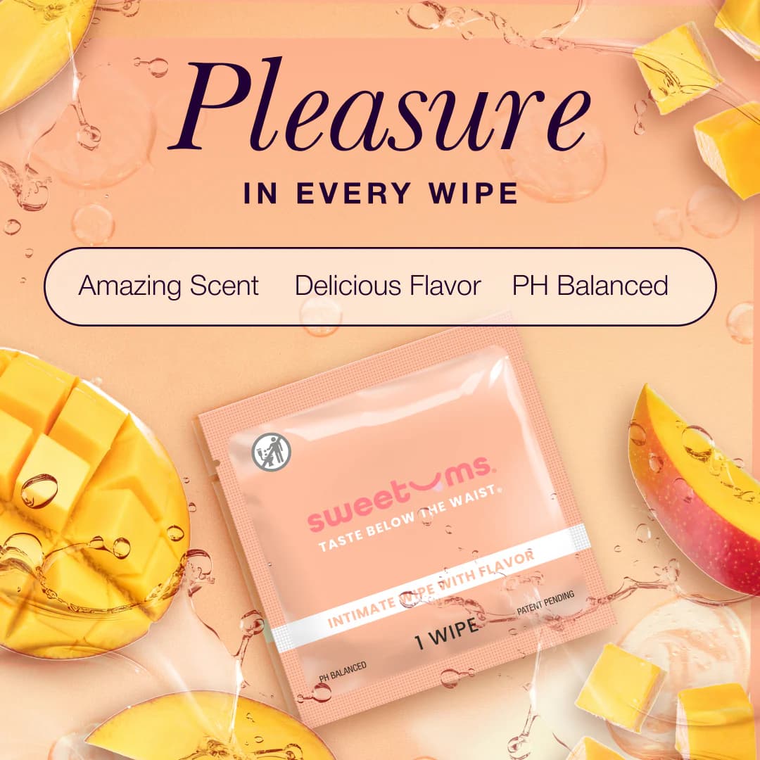 Sweetums Intimate Wipes Cherry Individual thumbnail 4