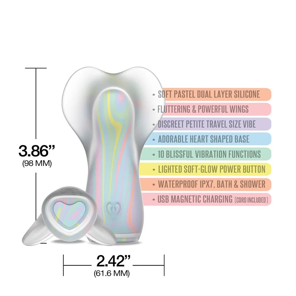 WINX Fancy Flutter Squishy Silicone Vibrator thumbnail 4