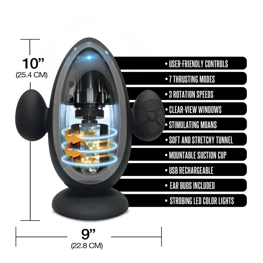 MSTR B8 Blast Off Automatic Thrusting and Vibrating Stroker thumbnail 8