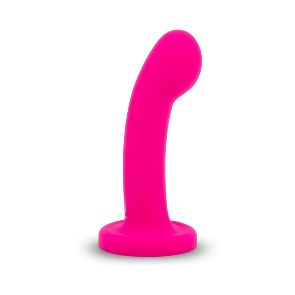 Together Pop 6 in. Silicone Dildo & Harness Set Pink thumbnail 4