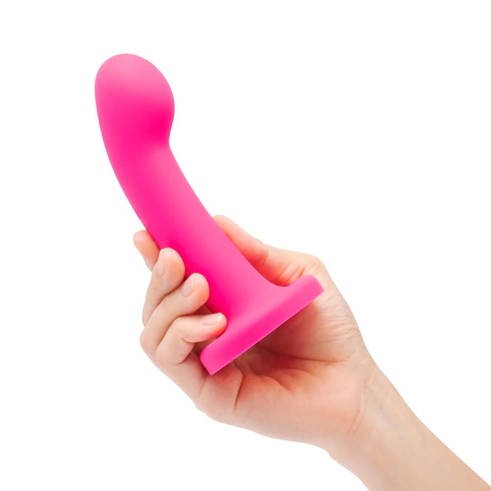Together Pop 6 in. Silicone Dildo & Harness Set Pink thumbnail 9