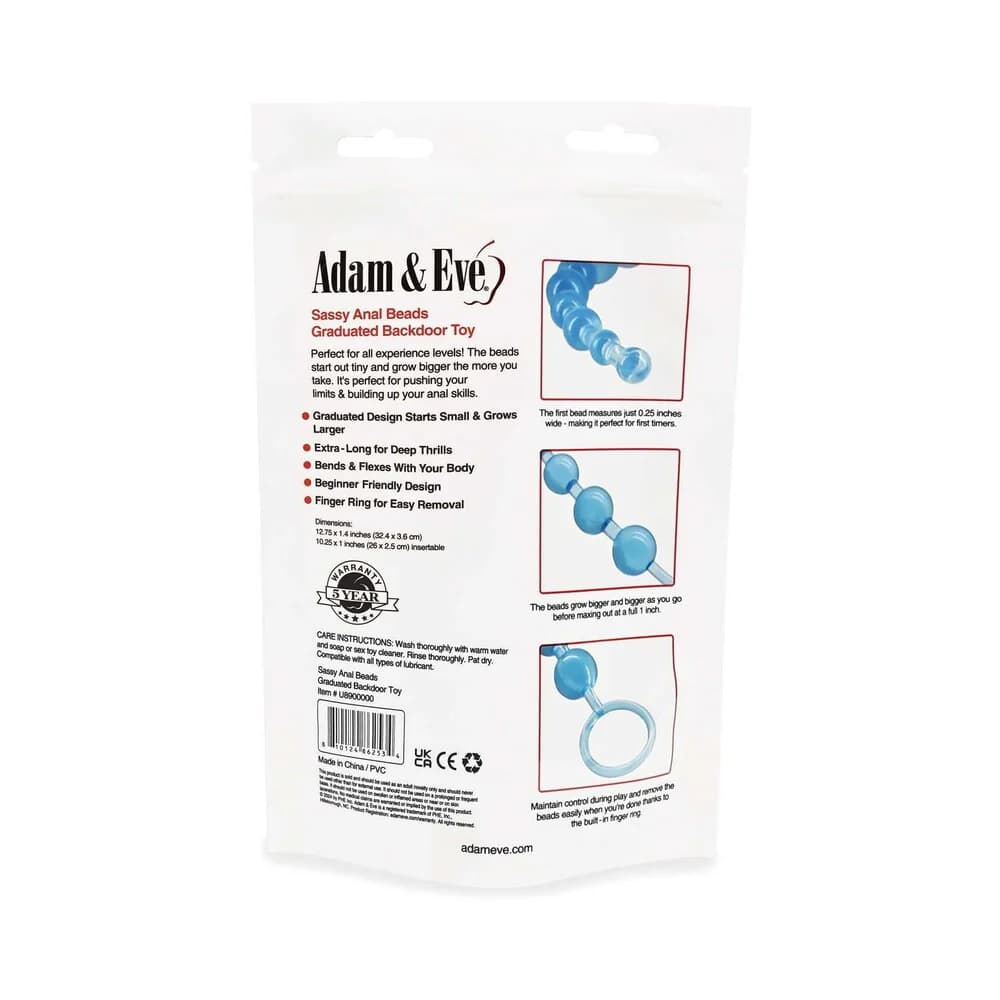 Adam & Eve Sassy Anal Beads (Bag Packaging) thumbnail 6