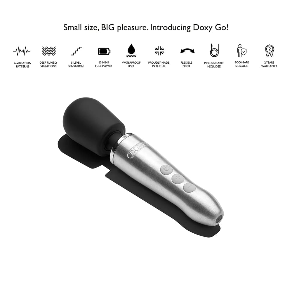 Doxy Go Travel-Sized Wand Massager thumbnail 10