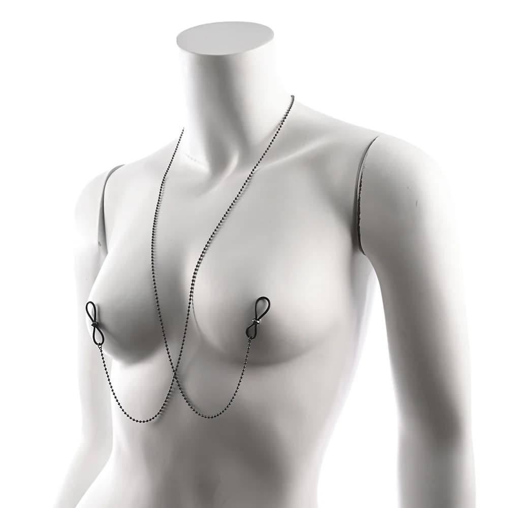 Sportsheets Sex & Mischief Ex's & Oh's Body Jewelry with Nipple Ties thumbnail 7
