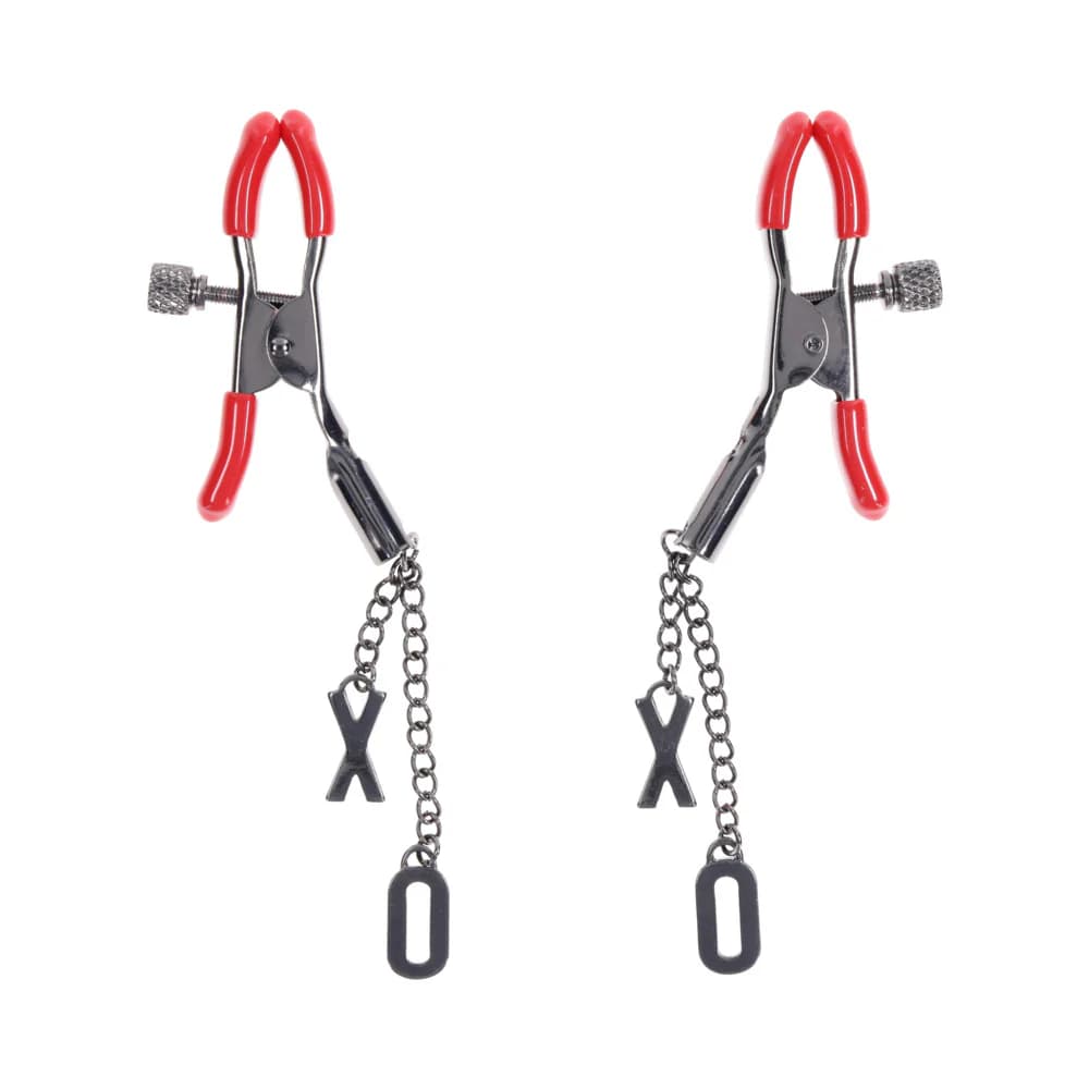 Sportsheets Sex & Mischief Ex's & Oh's Nipple Clamps thumbnail 2