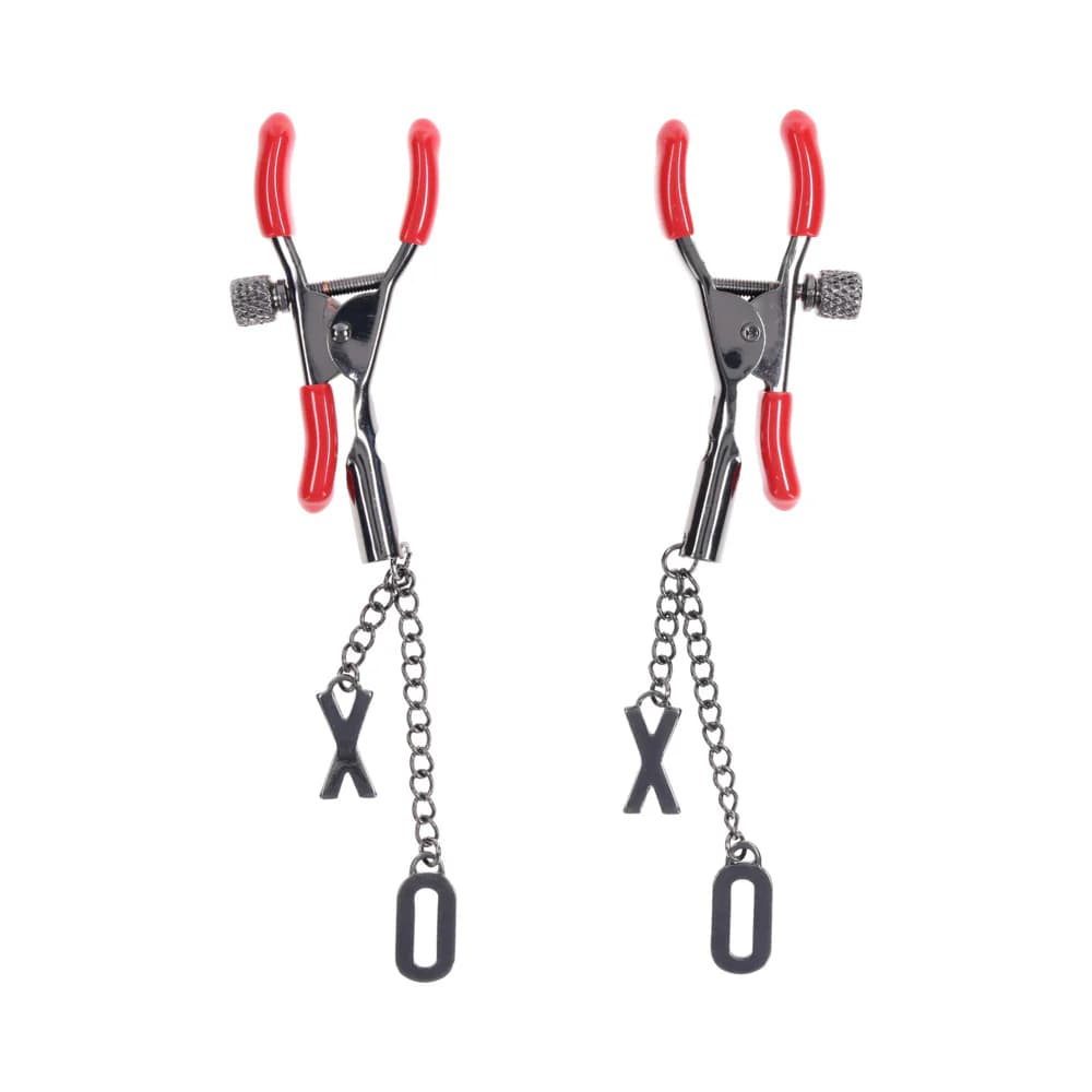 Sportsheets Sex & Mischief Ex's & Oh's Nipple Clamps thumbnail 4