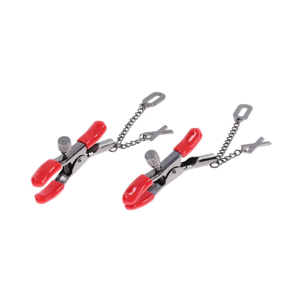 Sportsheets Sex & Mischief Ex's & Oh's Nipple Clamps thumbnail 7