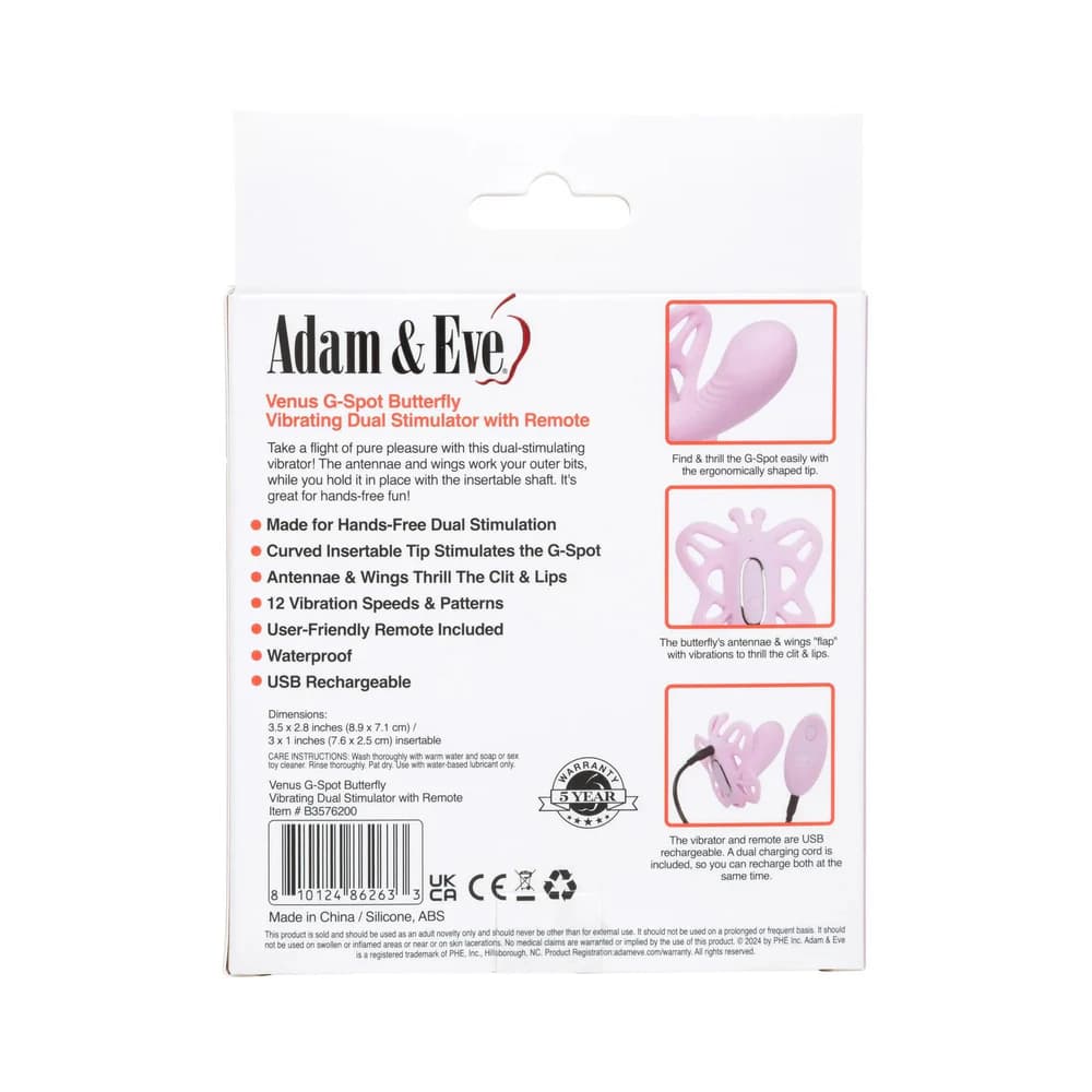 Adam & Eve Venus G-Spot Butterfly thumbnail 6