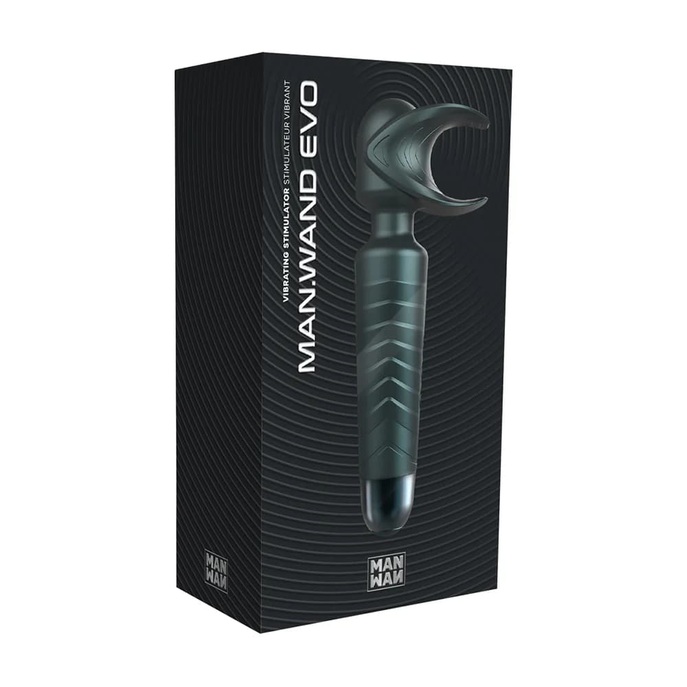 MAN WAN Man.Wand Evo 2-in-1 Frenulum Stimulator & Wand with Crescendo Pine Grey thumbnail 7
