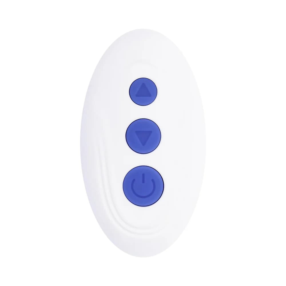 Evolved Lovebirds Rechargeable Silicone Remote-Controlled Dual-Ended Vibrator Blue thumbnail 9