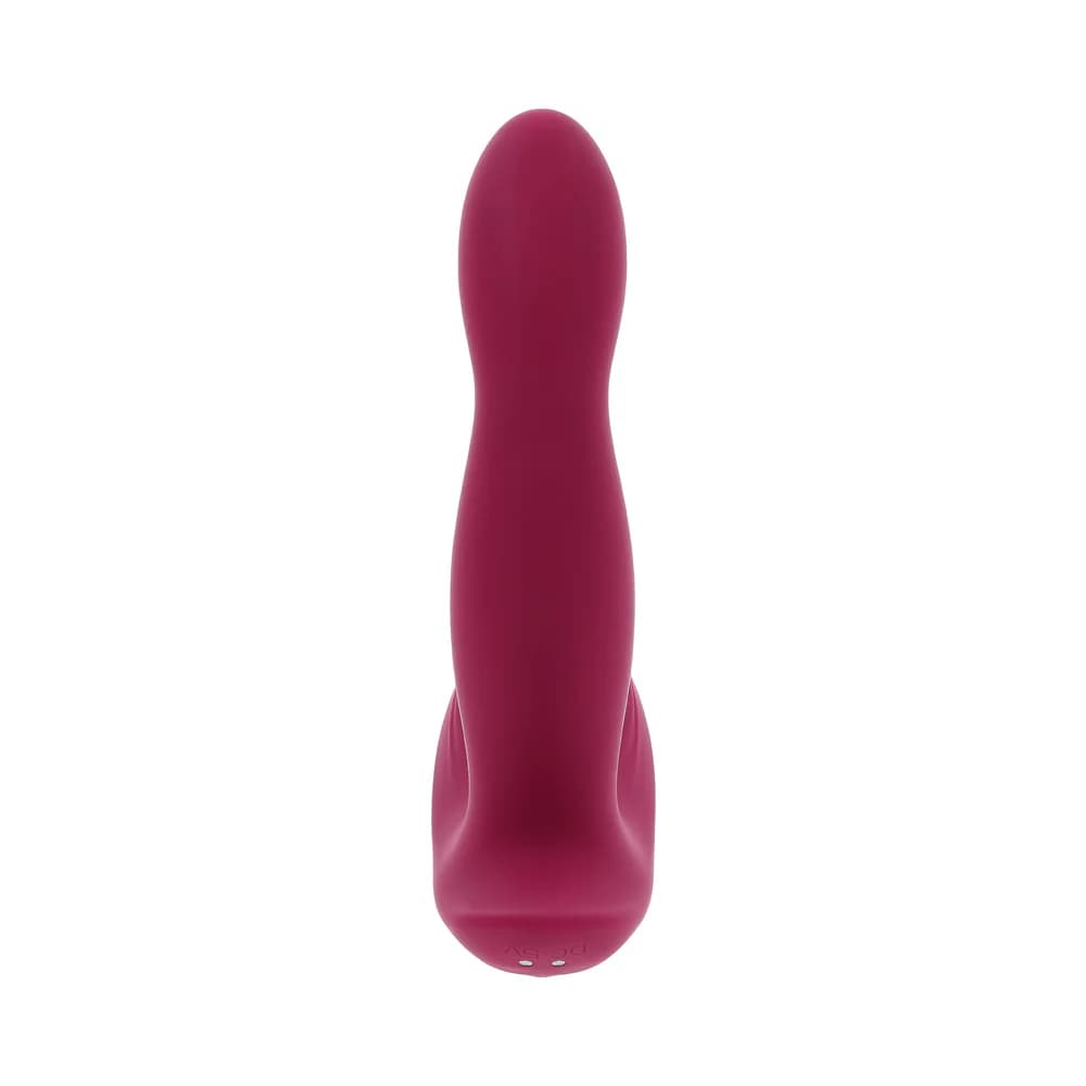 Evolved Come On Over Rechargeable Silicone Remote-Controlled Come-Hither Vibrator Burgundy thumbnail 8