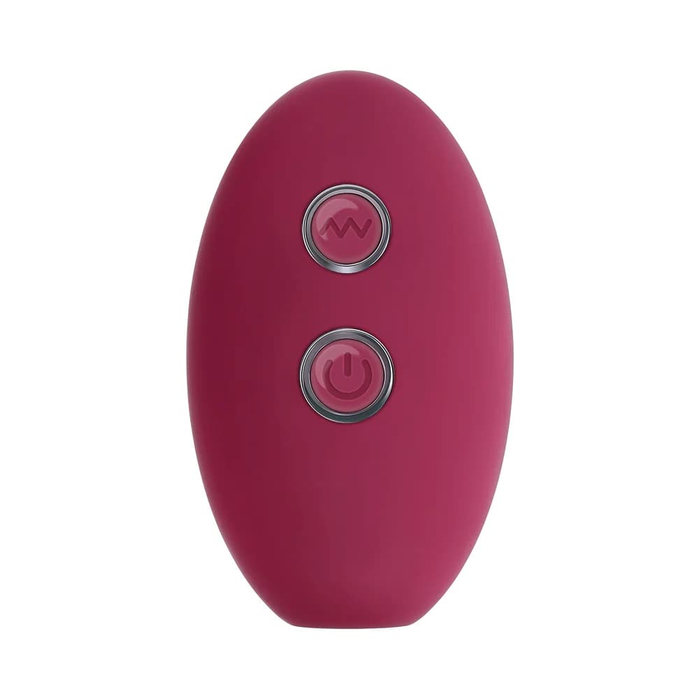 Evolved Come On Over Rechargeable Silicone Remote-Controlled Come-Hither Vibrator Burgundy thumbnail 10