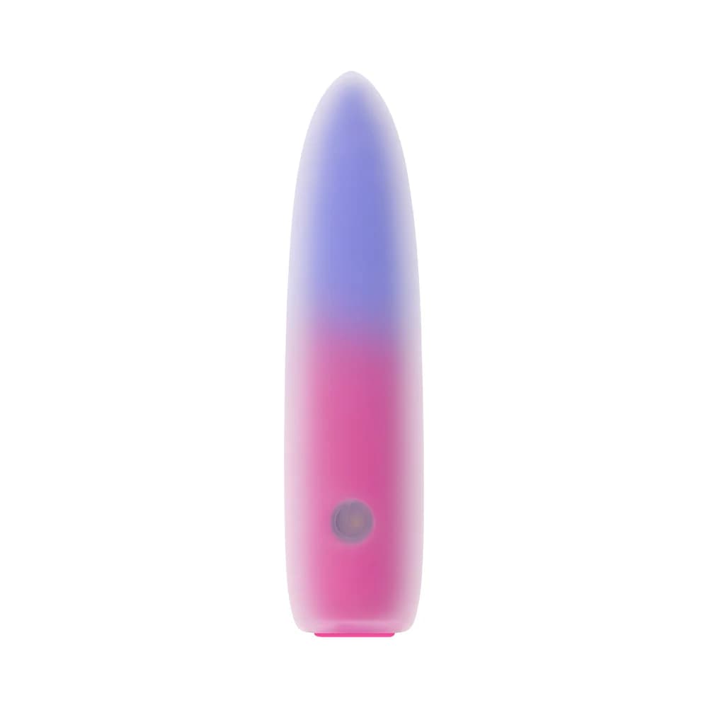 Evolved Paradise Bullet Rechargeable Dual Layer Silicone Bullet Vibrator Pink/Purple thumbnail 2