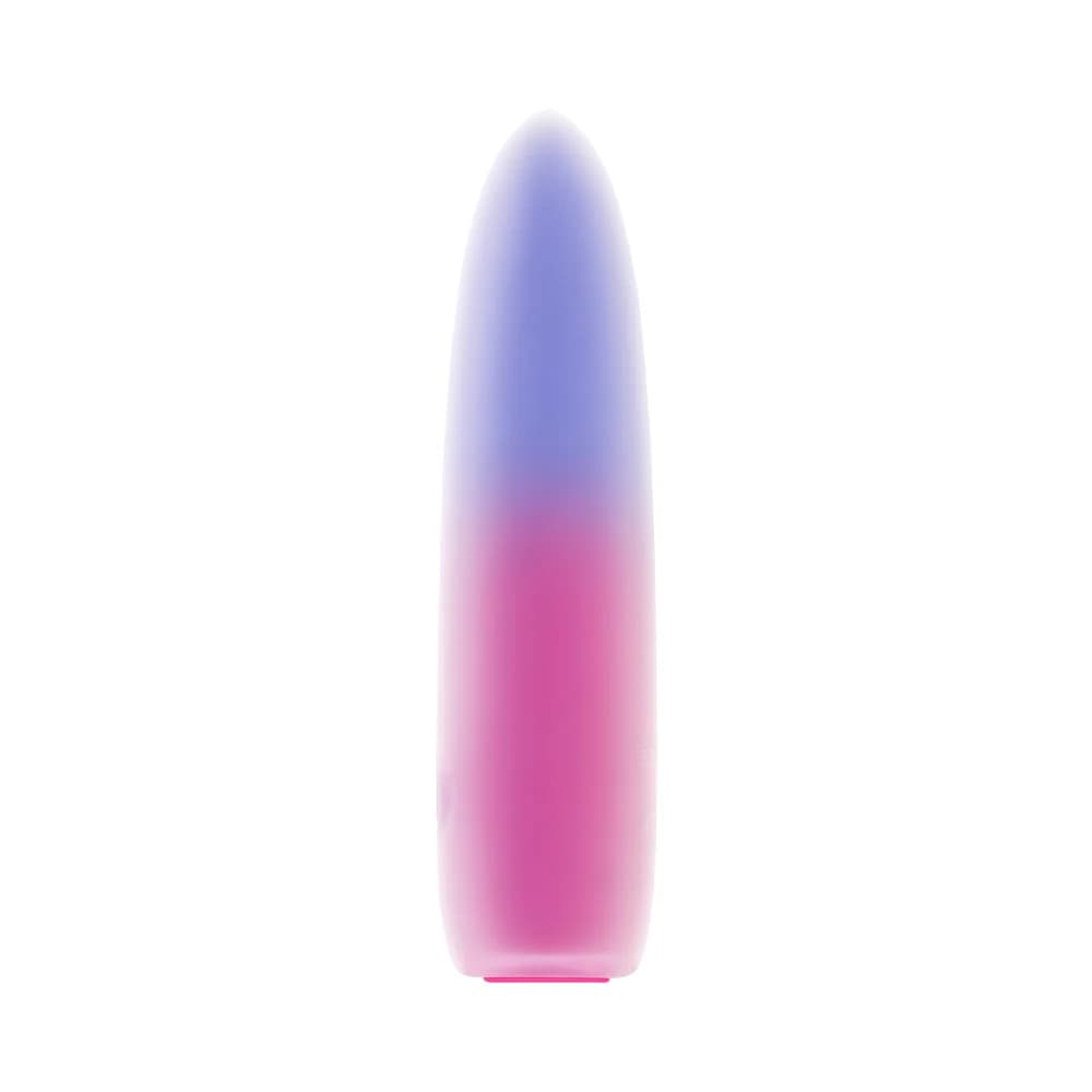 Evolved Paradise Bullet Rechargeable Dual Layer Silicone Bullet Vibrator Pink/Purple thumbnail 4