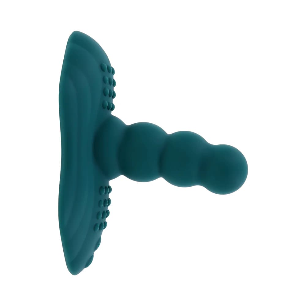 Playboy Have A Seat Rechargeable Silicone Remote-Controlled Vibrating Grind Pad Deep Teal thumbnail 5