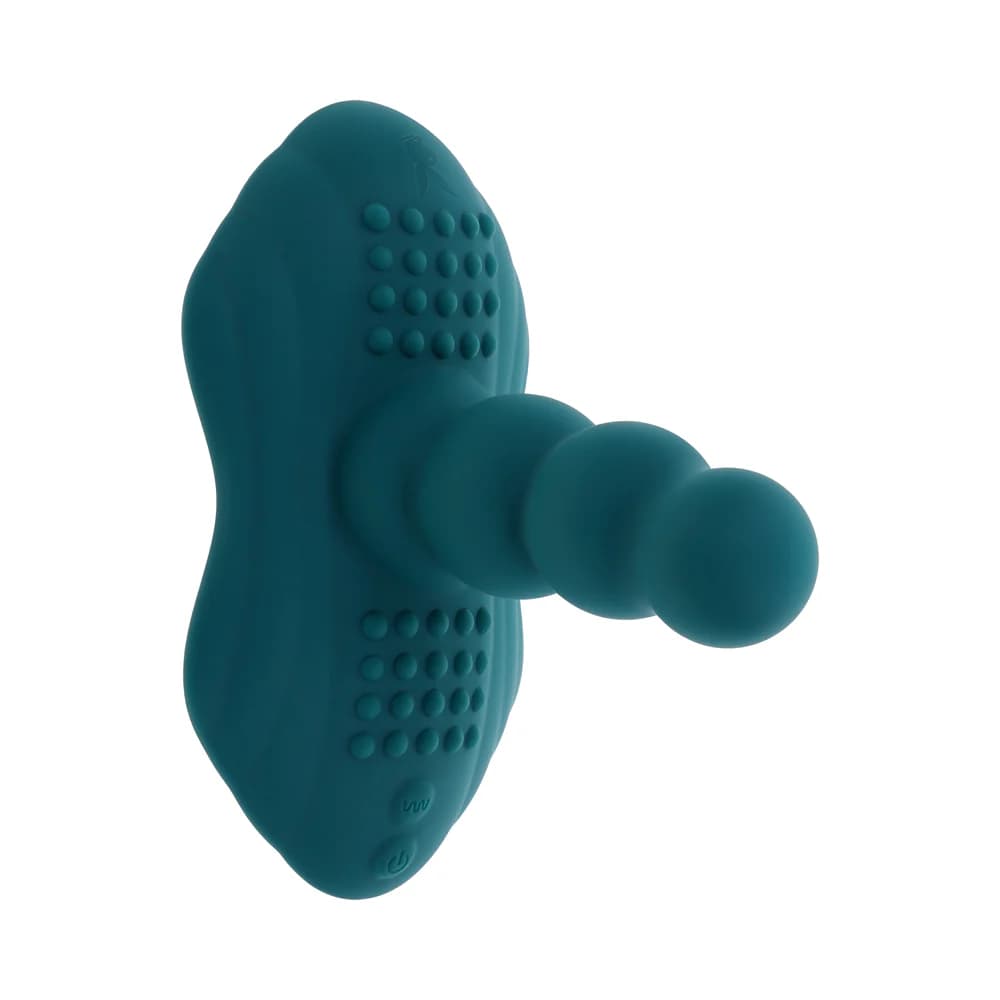 Playboy Have A Seat Rechargeable Silicone Remote-Controlled Vibrating Grind Pad Deep Teal thumbnail 6