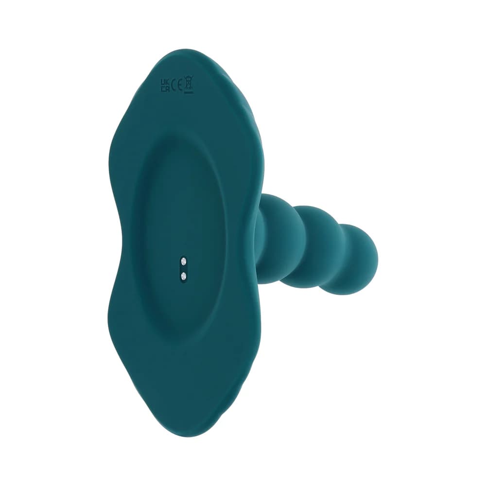 Playboy Have A Seat Rechargeable Silicone Remote-Controlled Vibrating Grind Pad Deep Teal thumbnail 7