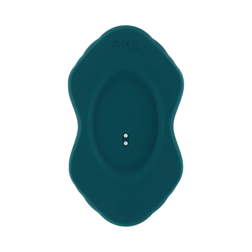 Playboy Have A Seat Rechargeable Silicone Remote-Controlled Vibrating Grind Pad Deep Teal thumbnail 8