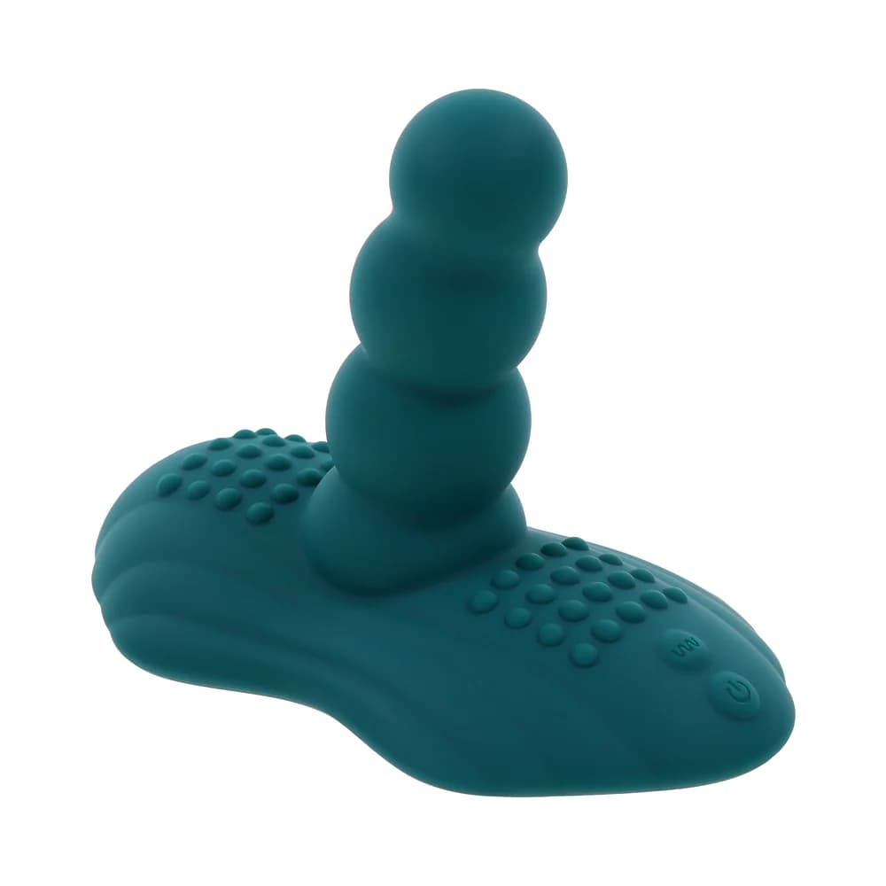 Playboy Have A Seat Rechargeable Silicone Remote-Controlled Vibrating Grind Pad Deep Teal thumbnail 9