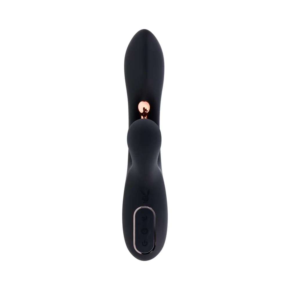 Playboy Aureus Rechargeable Silicone Rabbit Vibrator 2 AM thumbnail 4