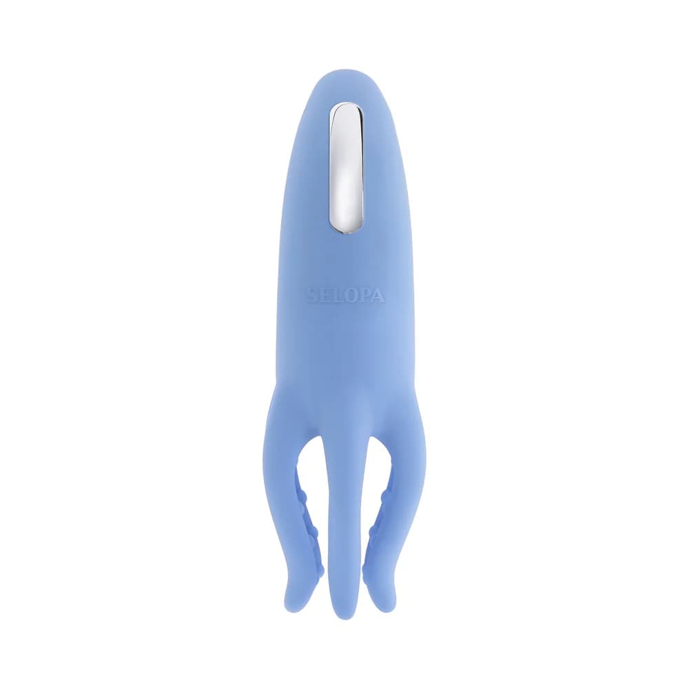 Selopa Tentacle Tickler Rechargeable Silicone Flexible Bead Vibrator Blue thumbnail 3