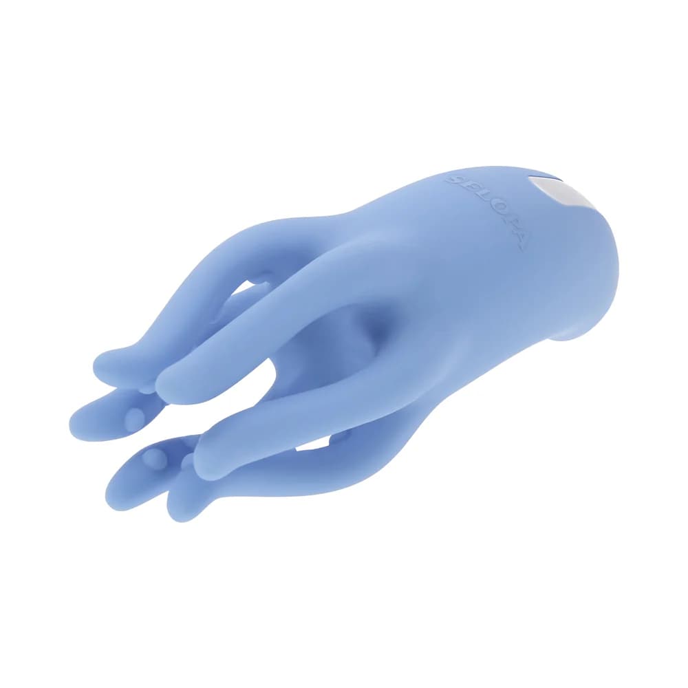 Selopa Tentacle Tickler Rechargeable Silicone Flexible Bead Vibrator Blue thumbnail 8