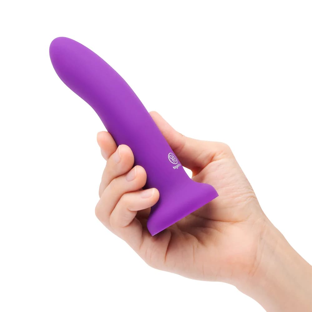 Together Duo Silicone 2-Piece 5.5 in. & 7.75 in. Dildo and Harness Set Purple thumbnail 10