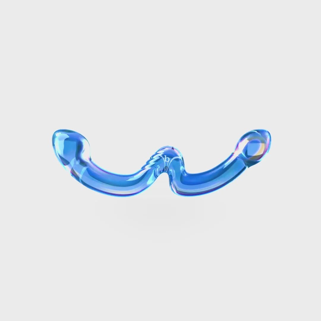 Biird x Wicul OhWii Double-Ended Glass Dildo for G-Spot & P-Spot thumbnail 3