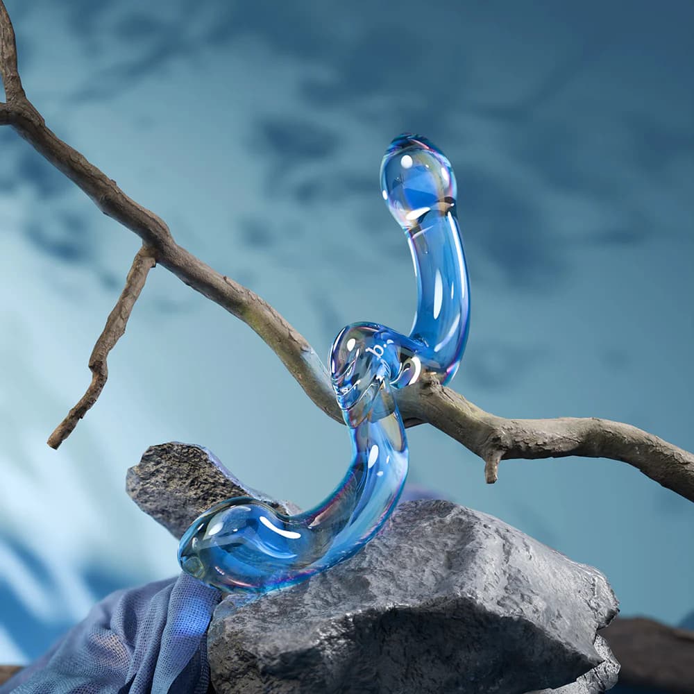 Biird x Wicul OhWii Double-Ended Glass Dildo for G-Spot & P-Spot thumbnail 5
