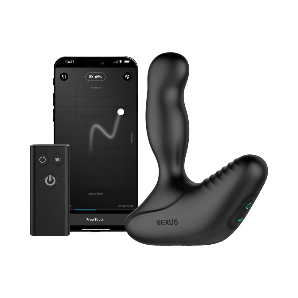 Nexus Revo Stealth App Enabled Rotating and Vibrating Remote Control Prostate Massager thumbnail 2