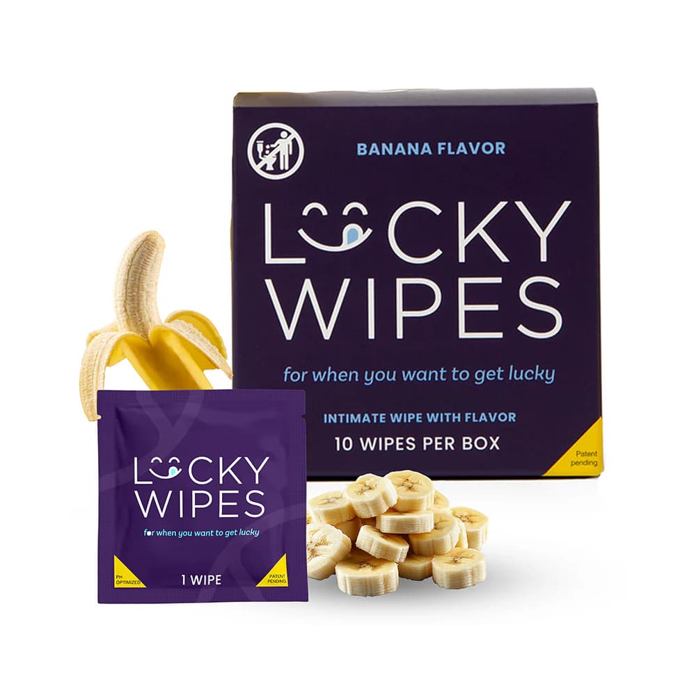 Sweetums Lucky Wipes Banana Flavor 10-Pack thumbnail 2