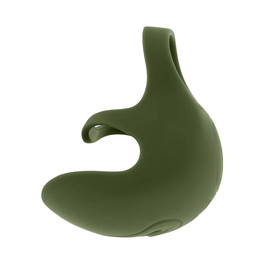 Zero Tolerance Nutty Buddy Rechargeable Cock Ring Stimulator Silicone Green thumbnail 4