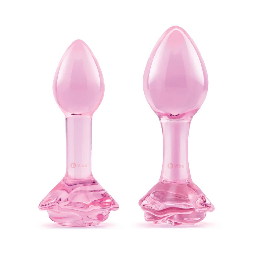 b-Vibe Pink Roses Training Plug Set thumbnail 2
