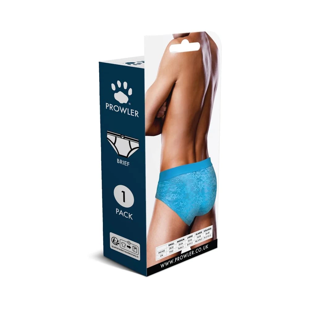 Prowler Lace Brief Neon Blue L thumbnail 4