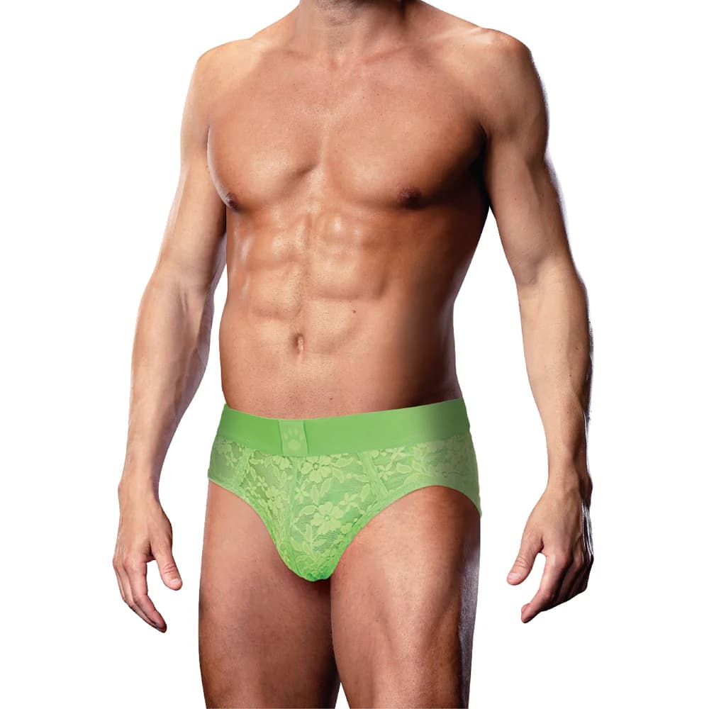 Prowler Lace Brief Neon Green S thumbnail 2