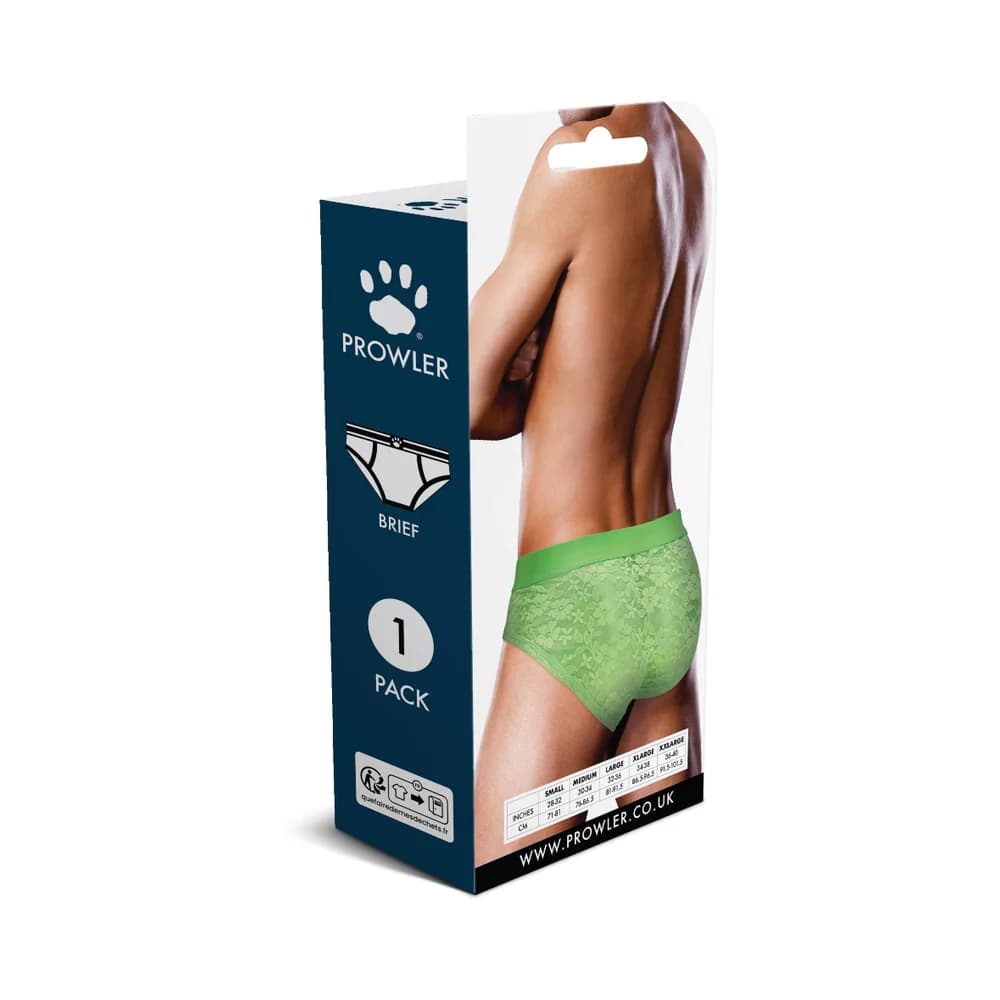 Prowler Lace Brief Neon Green S thumbnail 4
