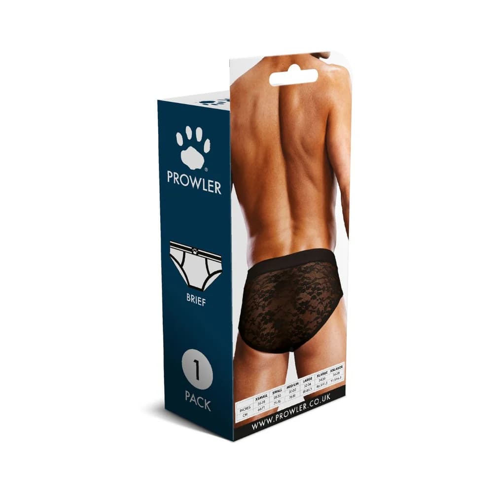 Prowler Lace Brief Black Black L thumbnail 4