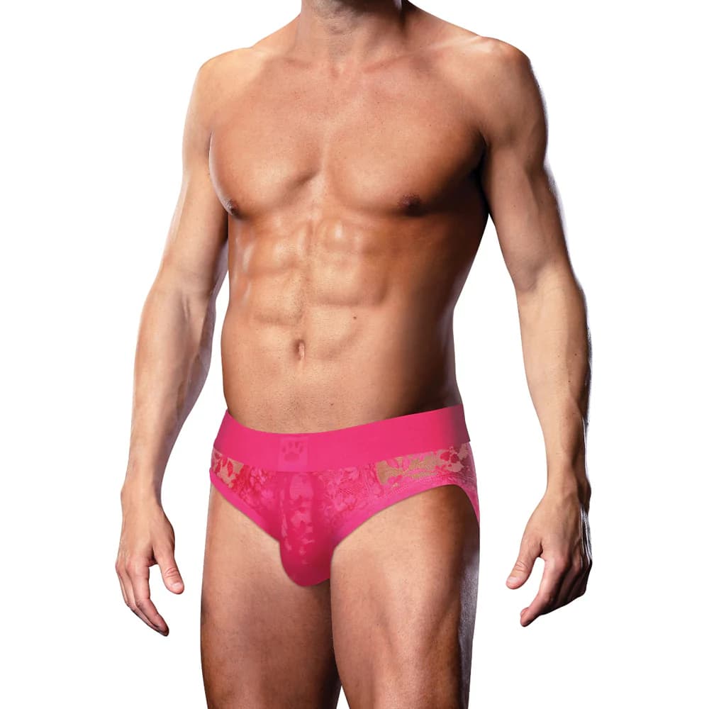 Prowler Lace Brief Pink XL thumbnail 2