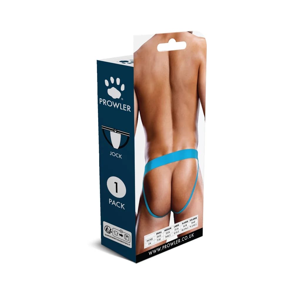 Prowler Lace Jock Strap Neon Blue L thumbnail 4