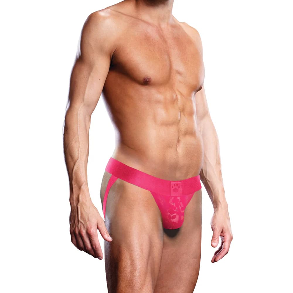 Prowler Lace Jock Strap Pink 2XL thumbnail 2