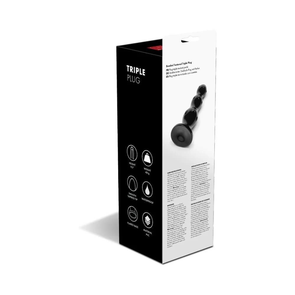 Prowler RED Beaded Textured Triple Plug Black thumbnail 4