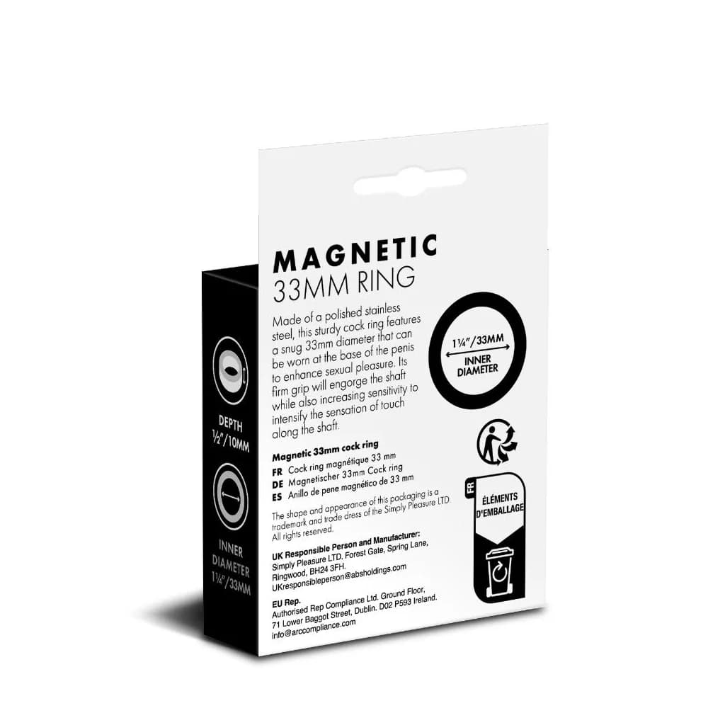 Prowler RED Magnetic 33mm Cock Ring thumbnail 5