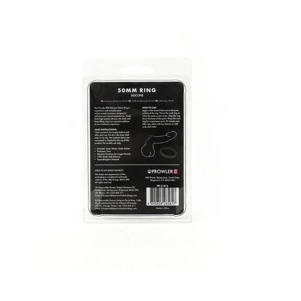 Prowler RED 50mm Silicone Ring Black thumbnail 4