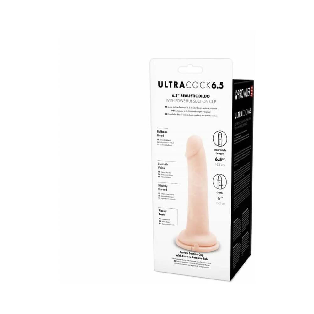 Prowler RED Ultra Cock 6.5 in. Realistic Dildo Vanilla thumbnail 5