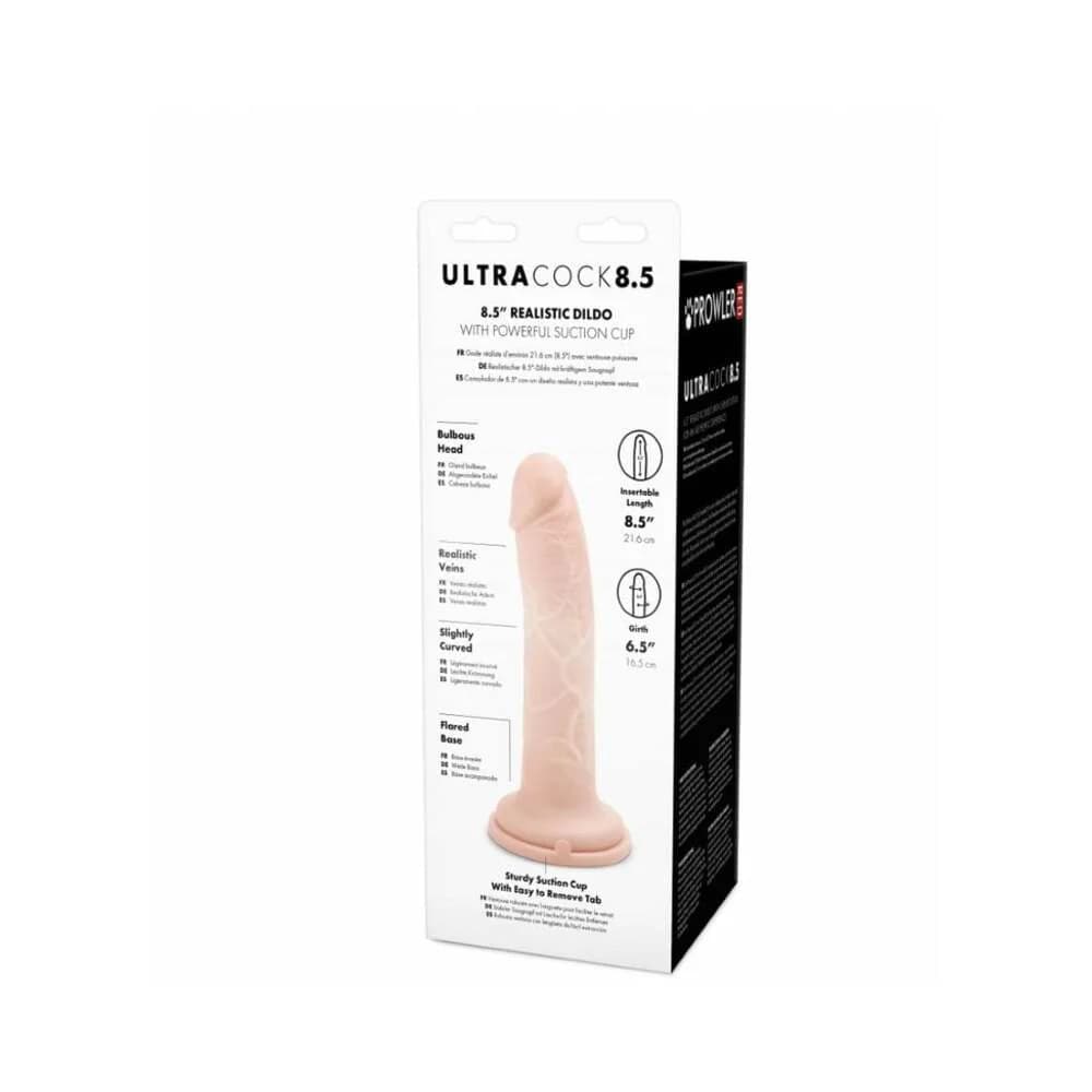 Prowler RED Ultra Cock 8.5 in. Realistic Dildo Vanilla thumbnail 5