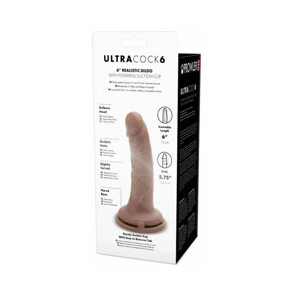 Prowler RED Ultra Cock 6 in. Realistic Dildo Caramel thumbnail 5