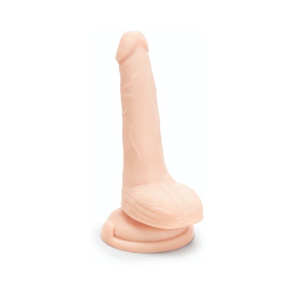 Prowler RED Ultra Cock 6 in. Realistic Dual Density Dildo with Balls Vanilla thumbnail 2