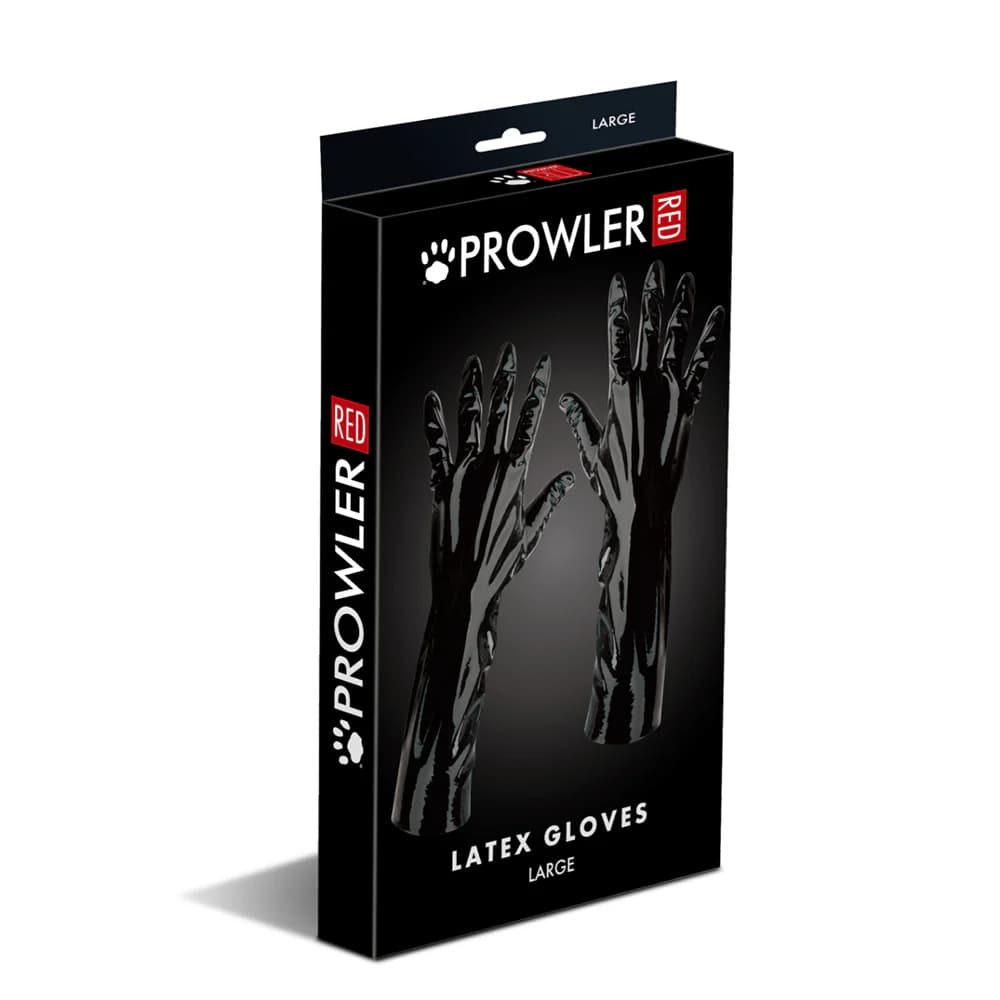 Prowler RED Latex Gloves Black L