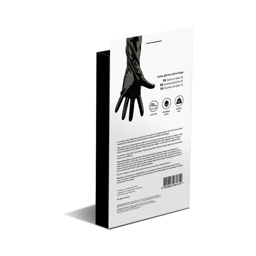 Prowler RED Latex Gloves Black XL thumbnail 4