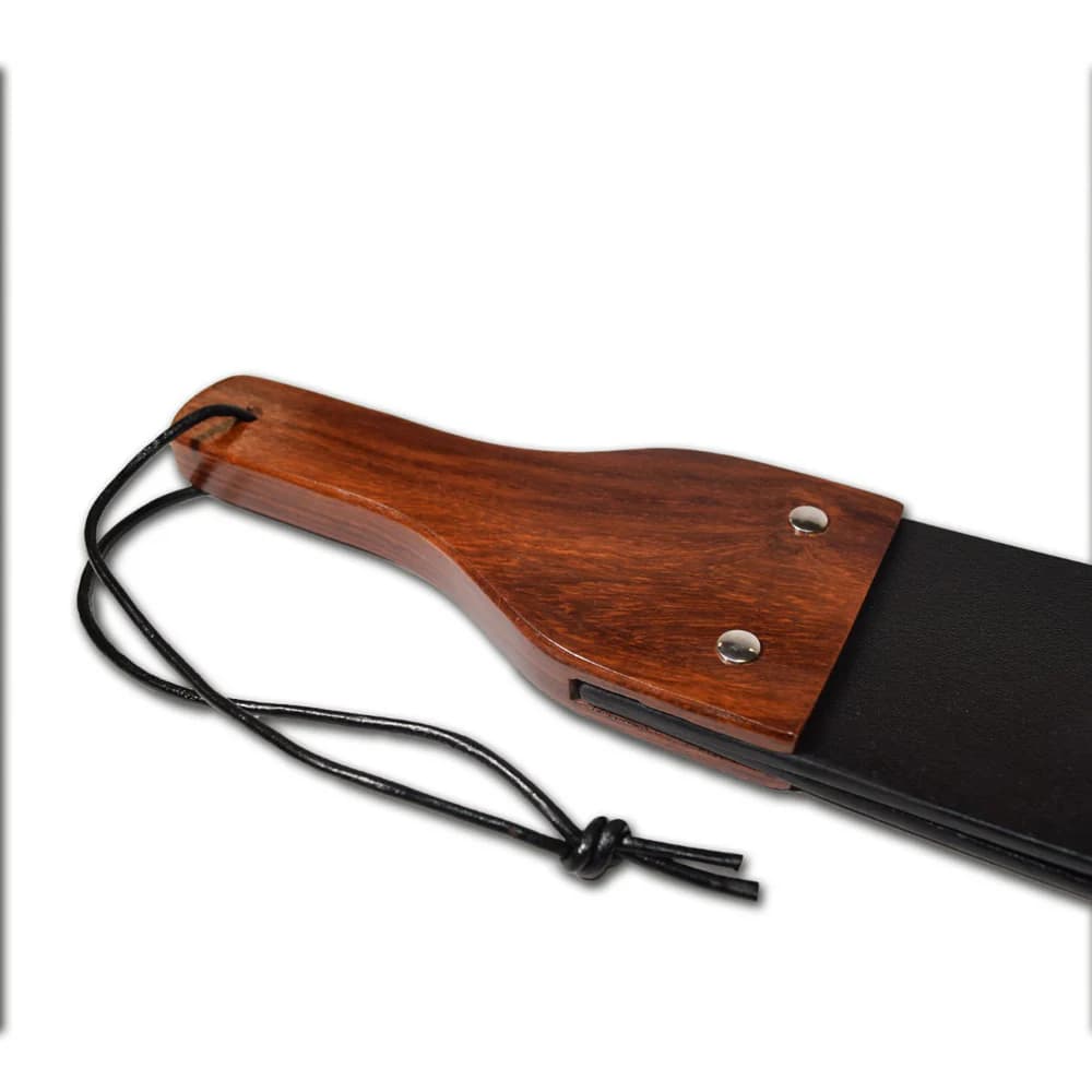 Prowler RED Leather and Wood Flapper Paddle thumbnail 2